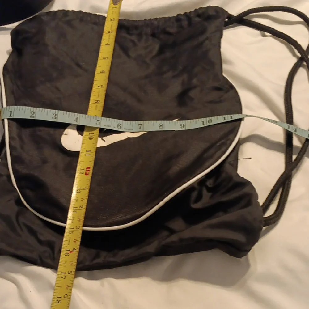 Nike Black and White Messenger Bag